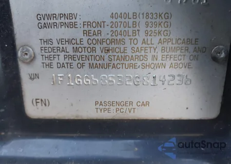 2002 Subaru Impreza Outback Sport from USA, damaged, VIN JF1GG68532G814236